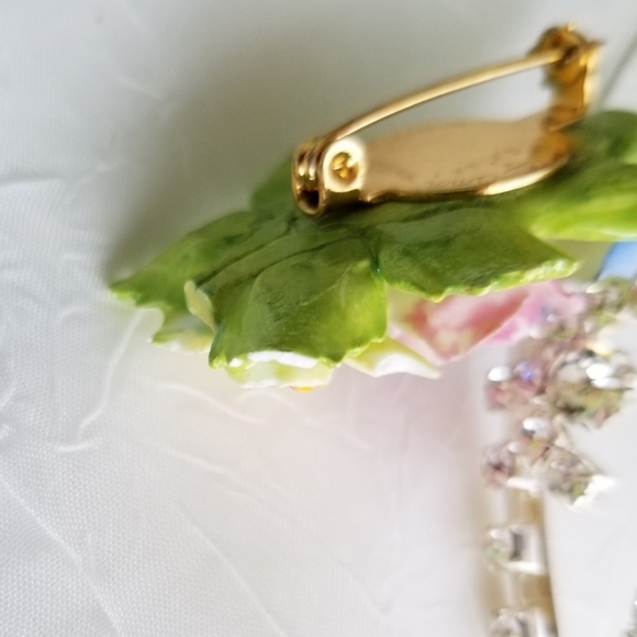 Vintage Dorothy Ann China Brooch Pin - Picture 11 of 12